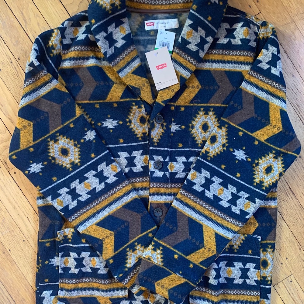 NWT Levi’s Knit Fleece Cardigan Sweater Mina